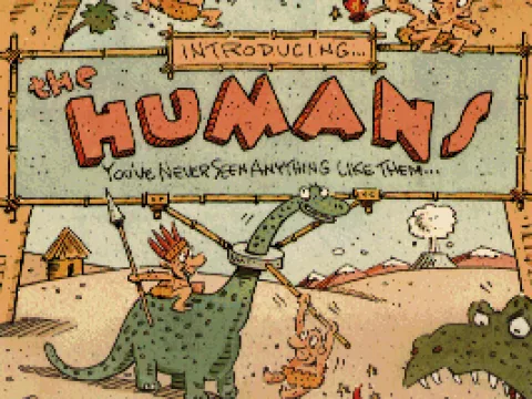 Scrolling title screen.