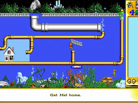 The solution for the first puzzle