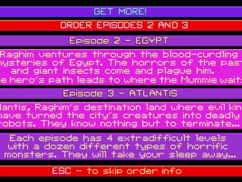 Details of the two other episodes