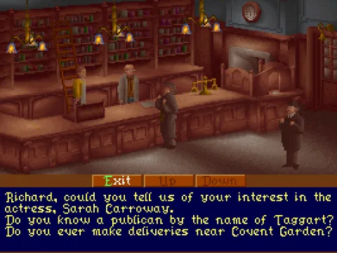 Dialogues are multiple-choice.