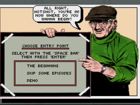 Main menu / Level select.