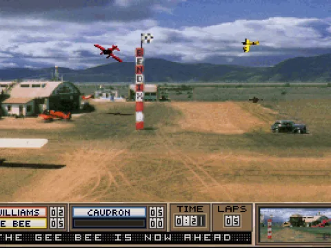 Pilot your ship up and down and adjust the speed. This level play somewhat like slot car racing.