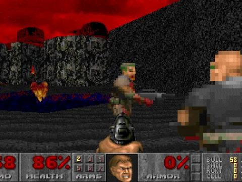 Apparently this zombie marine feels his sarge's been watching too much Full Metal Jacket