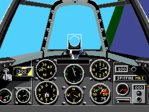 Spitfire MkI cockpit!