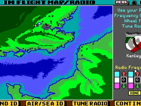 Use the cipher wheel to tune the radio (aka copy protection!)