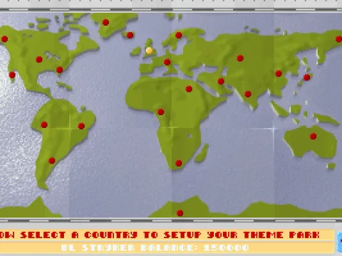 Select a country for first park