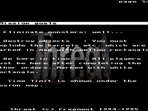 Varied mission types