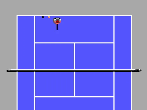 Receiving (EGA). Game play graphics look exactly like the VGA version.