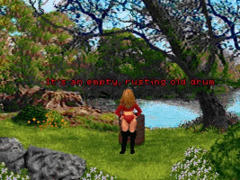 An oil barrel? Here? The timeline's integrity seems to be compromised.