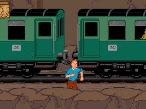 Another way to avoid obstacles on this level is to run towards the camera.