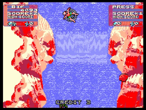 lookout, a waterfall! - VGA