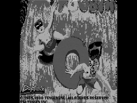 Title screen (Hercules Monochrome)