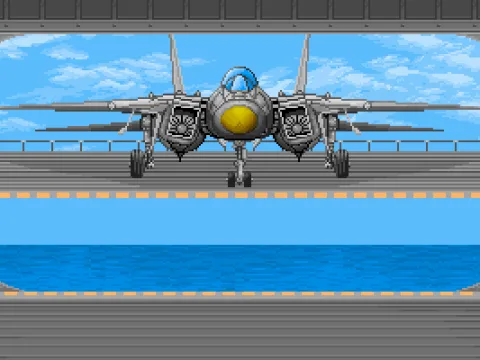 Onto the hangar deck