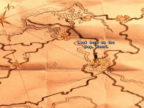 The travelling map...