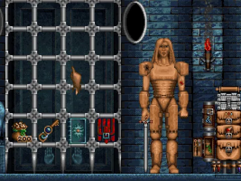 Inventory - items are distributed among several bags.