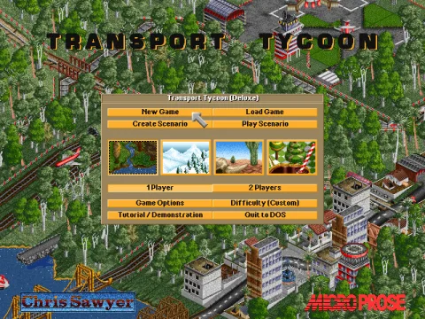 Main menu