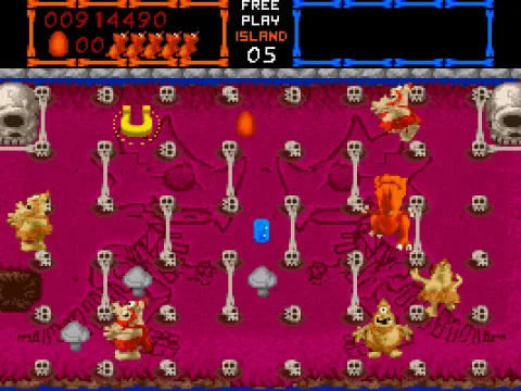 Chow down on some Trogs as a T-Rex for big points