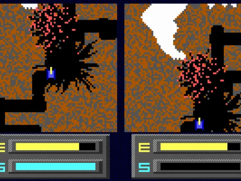 Green player destroyed! (CGA tweaked)