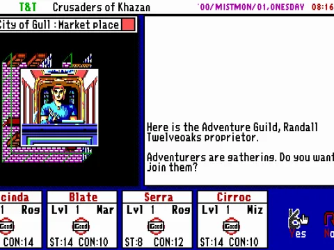 Adventurer's Guilds allow you to switch party members and recruit new ones