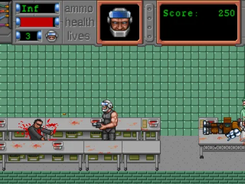 Shooting a government agent.