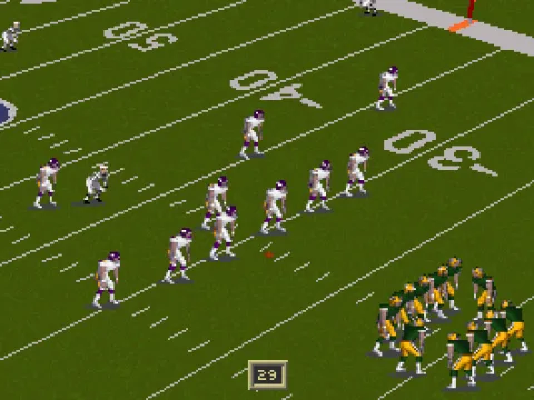 Brid's eye view of the ongoing game