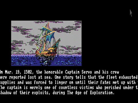 Lost at sea... (EGA)