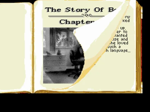 A cool animated intro (the pages move while you read the intro, yeah!)