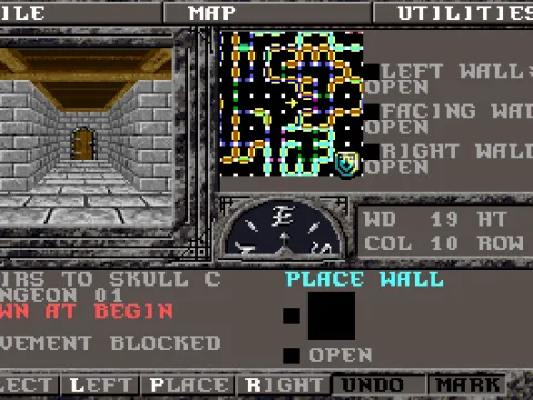 Map editor with 3D view