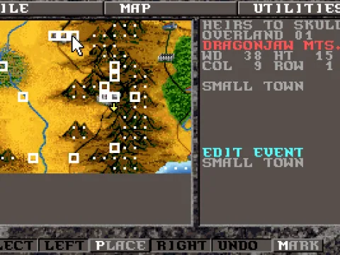 Overworld map editor