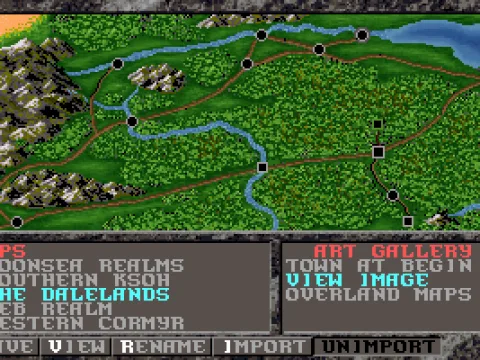 Sample overworld view