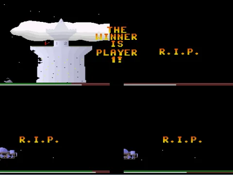 Player 1 is victorious