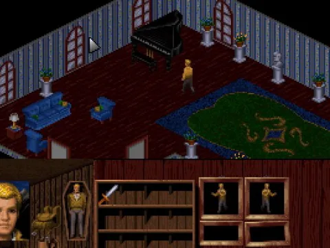 Isometric perspective might seem uncomfortable for an adventure, but fits perfectly with this game.