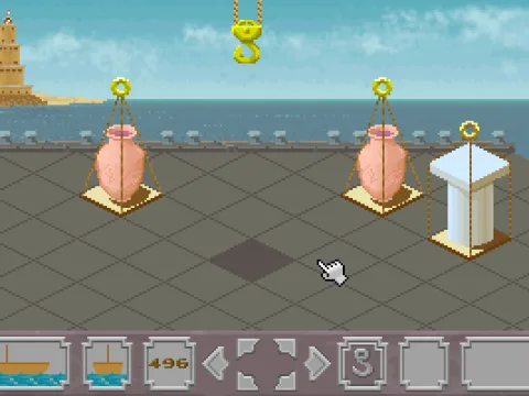 Starting the game in Egyptian mode