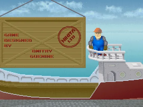 Waiting while the box is lifted