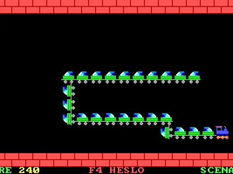 Collect all the objects and the gate opens up, allowing you exit...