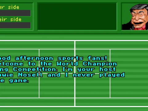 Start of World Champion Ping Competition...