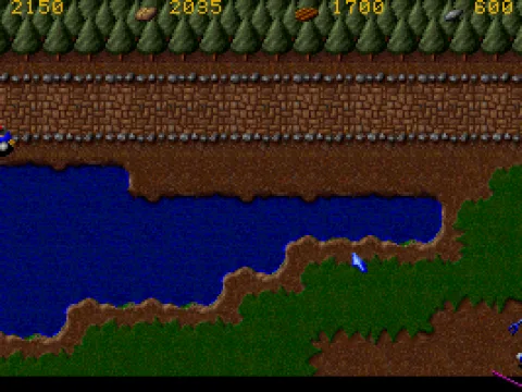 Some beautiful scenery on the map.