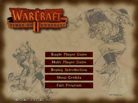 Main menu