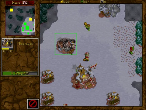 Peasants are the foundation of your army as they mine gold, chop wood and construct buildings