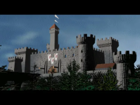 Intro: Stormwind Keep. The intro uses 3D CGI animation.