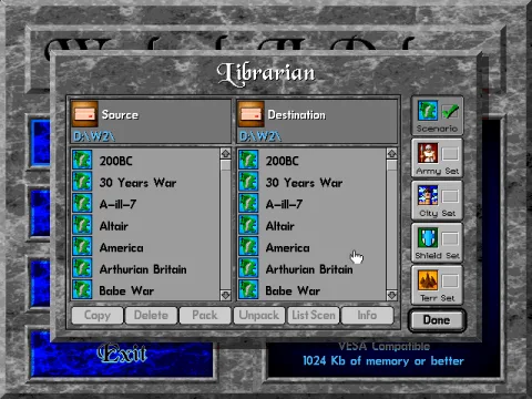 Where are the scenarios?