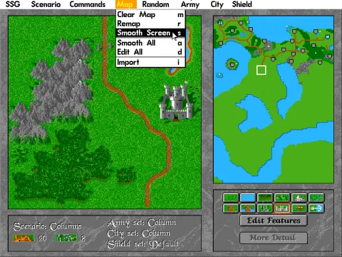 ...and letting the program smooth them into a handsome landscape.