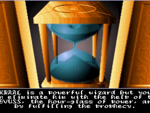 The Revuss, the hourglass of power (from the intro)