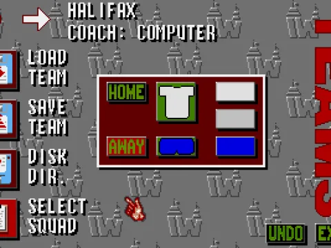 Playing around with the team uniforms.