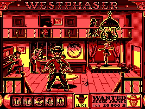 Jesse James takes one in the chest (EGA)