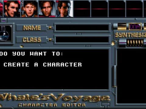 Character Creation Screen