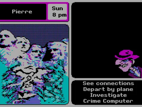 A V.I.L.E. henchmen! You must be on the right track! (CGA with RGB monitor)