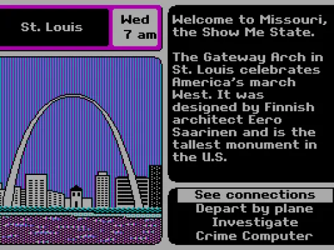 First stop after my assignment (CGA with RGB monitor)