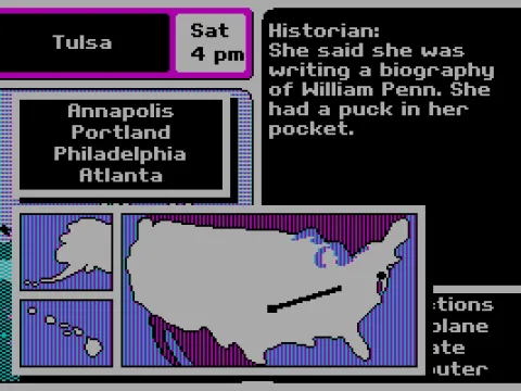 Traveling across the good old US of A! (CGA with RGB monitor)