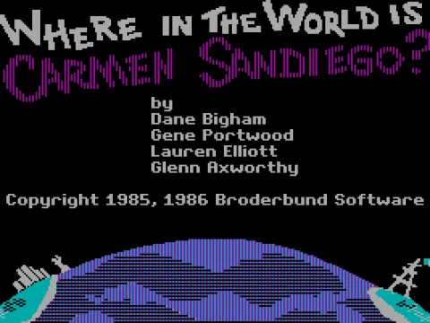 Title Screen: Game title